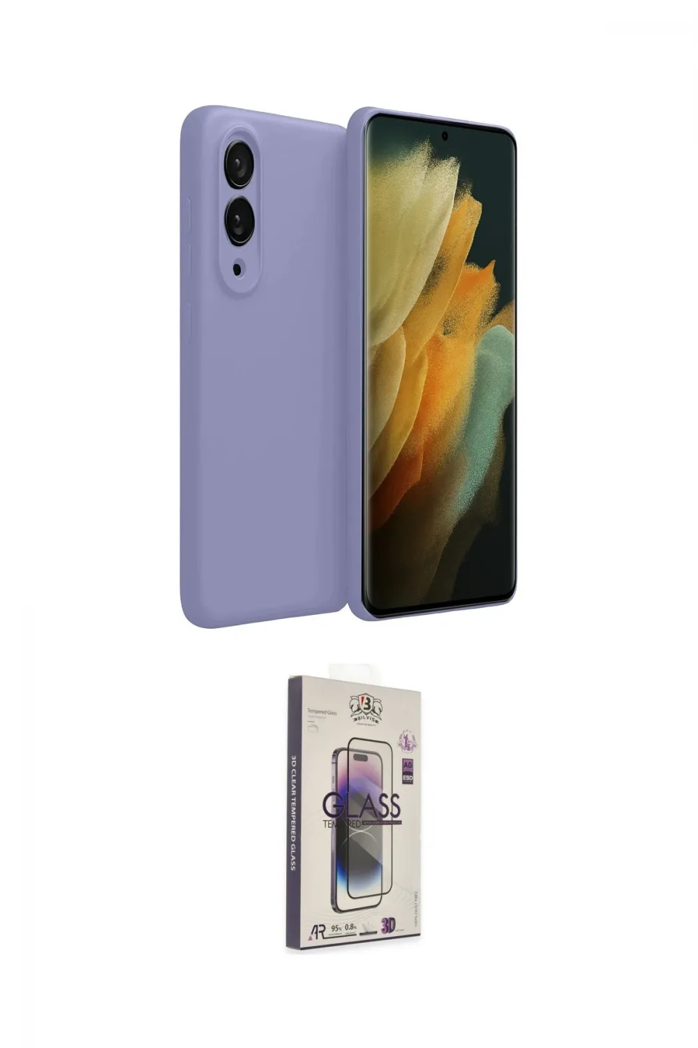 ieg™ Galaxy S25 Edge Kılıf Kozmos Yansıma Özel Seri - Siyah Bilvis 3D Cam Ekran Koruyucu