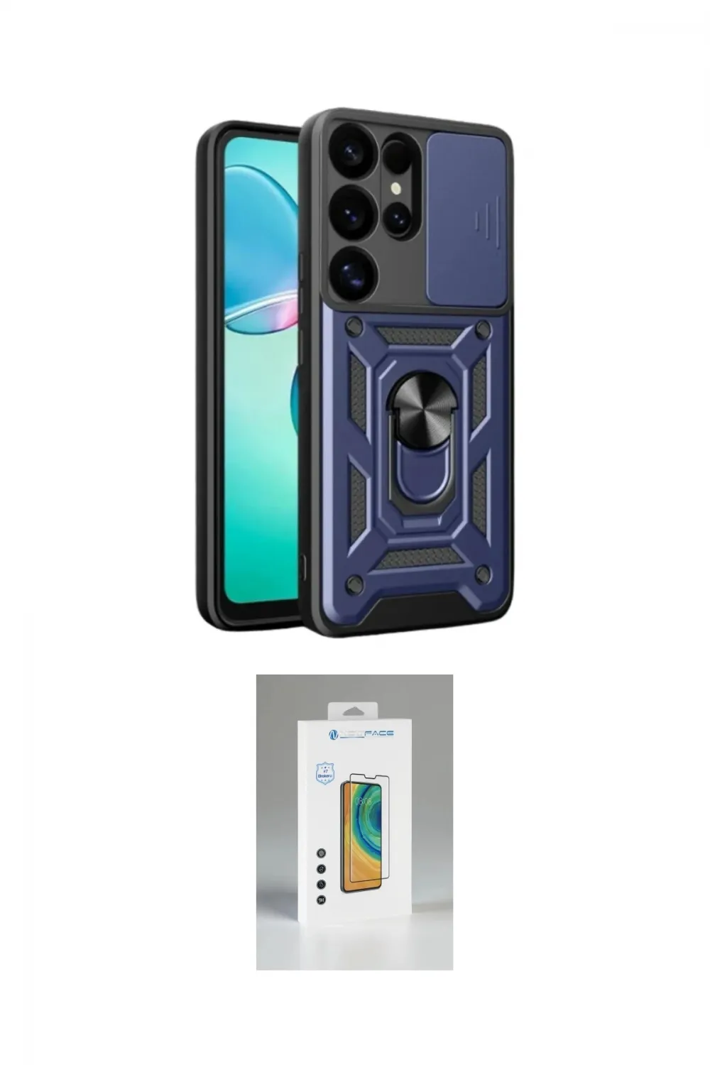 ieg™ Galaxy S25 Ultra Kılıf Ahenk Klasik - Şeffaf Polymer Nano Ekran Koruyucu