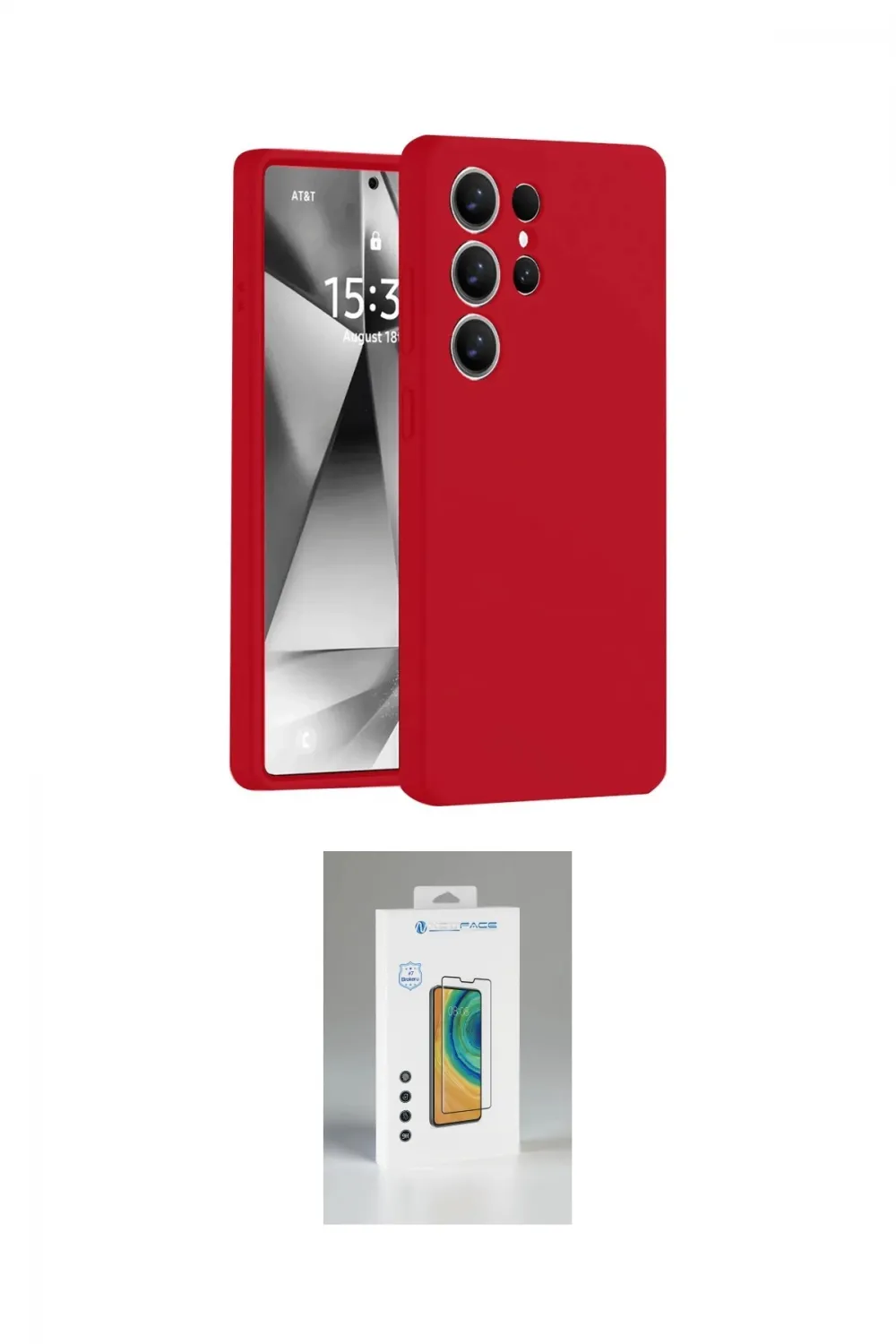 ieg™ Galaxy S25 Ultra Kılıf Ahenk Serisi - Şeffaf Polymer Nano Ekran Koruyucu