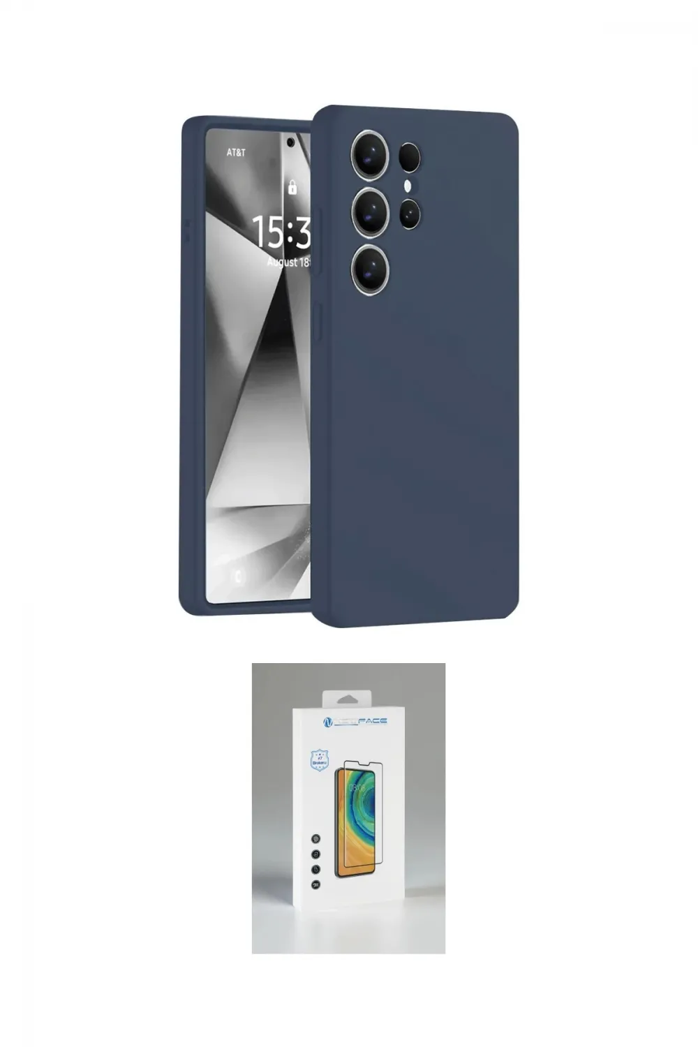 ieg™ Galaxy S25 Ultra Kılıf Ahenk Serisi - Şeffaf Polymer Nano Ekran Koruyucu