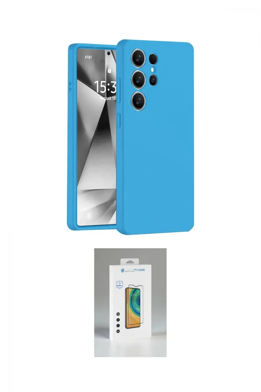 ieg™ Galaxy S25 Ultra Kılıf Ahenk Serisi - Şeffaf Polymer Nano Ekran Koruyucu