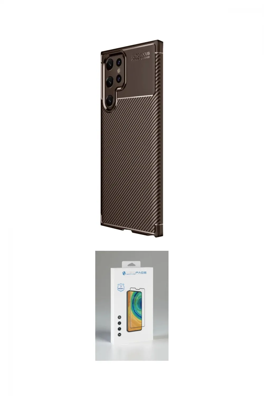 ieg™ Galaxy S25 Ultra Kılıf Eksen Form Prime - Şeffaf Polymer Nano Ekran Koruyucu