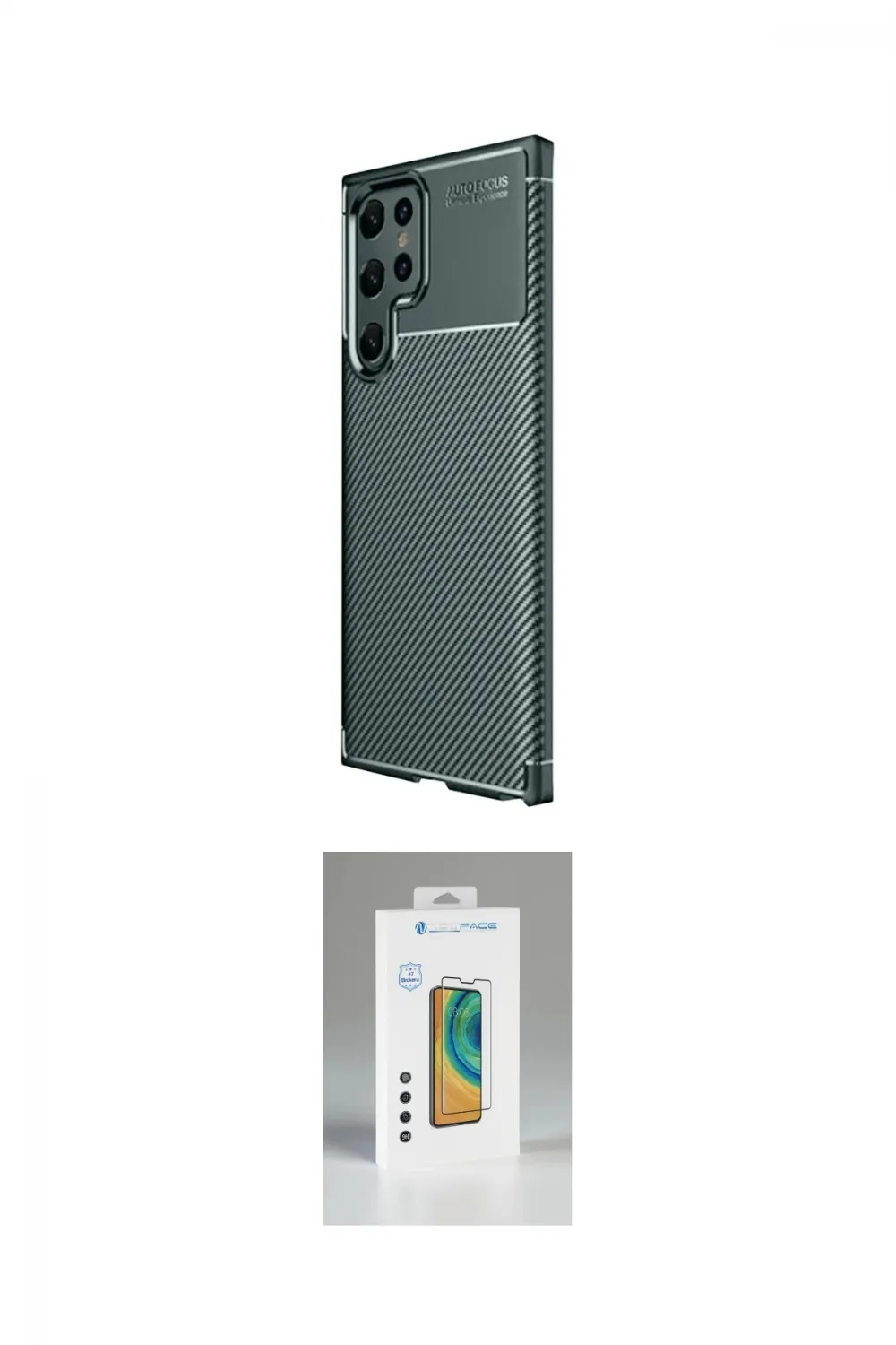 ieg™ Galaxy S25 Ultra Kılıf Eksen Form Prime - Şeffaf Polymer Nano Ekran Koruyucu