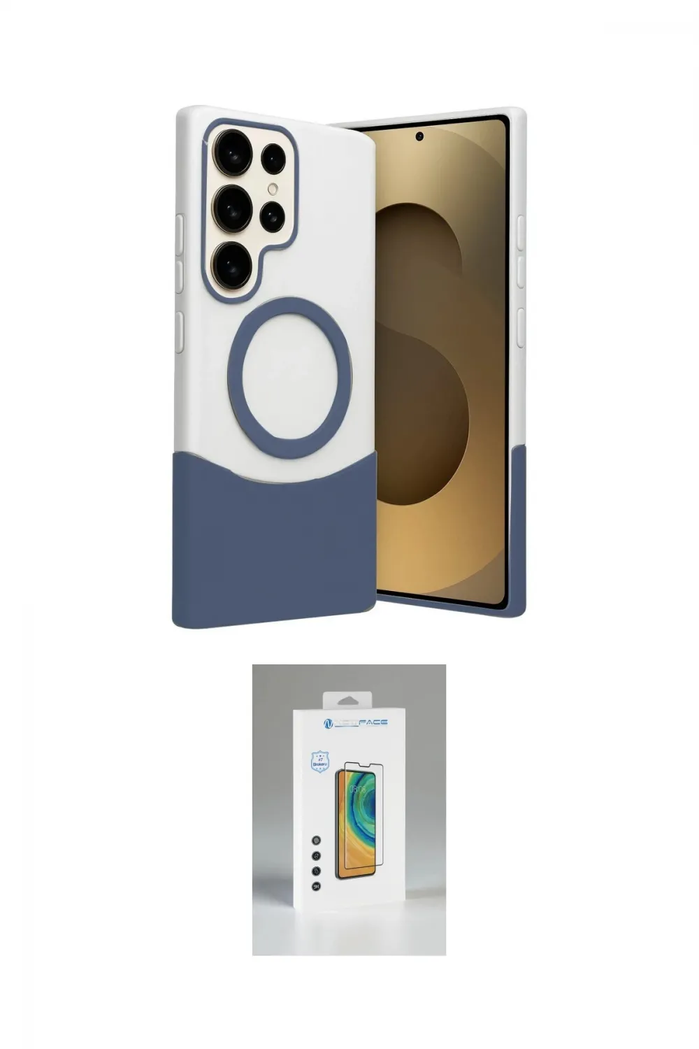 ieg™ Galaxy S25 Ultra Kılıf Kozmos Form Özel Seri - Şeffaf Polymer Nano Ekran Koruyucu