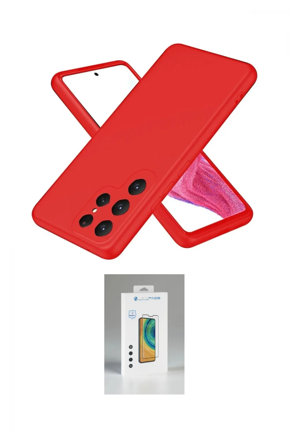 ieg™ Galaxy S25 Ultra Kılıf Kozmos Yansıma Özel Seri - Şeffaf Polymer Nano Ekran Koruyucu