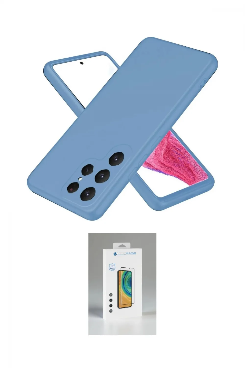 ieg™ Galaxy S25 Ultra Kılıf Kozmos Yansıma Özel Seri - Şeffaf Polymer Nano Ekran Koruyucu