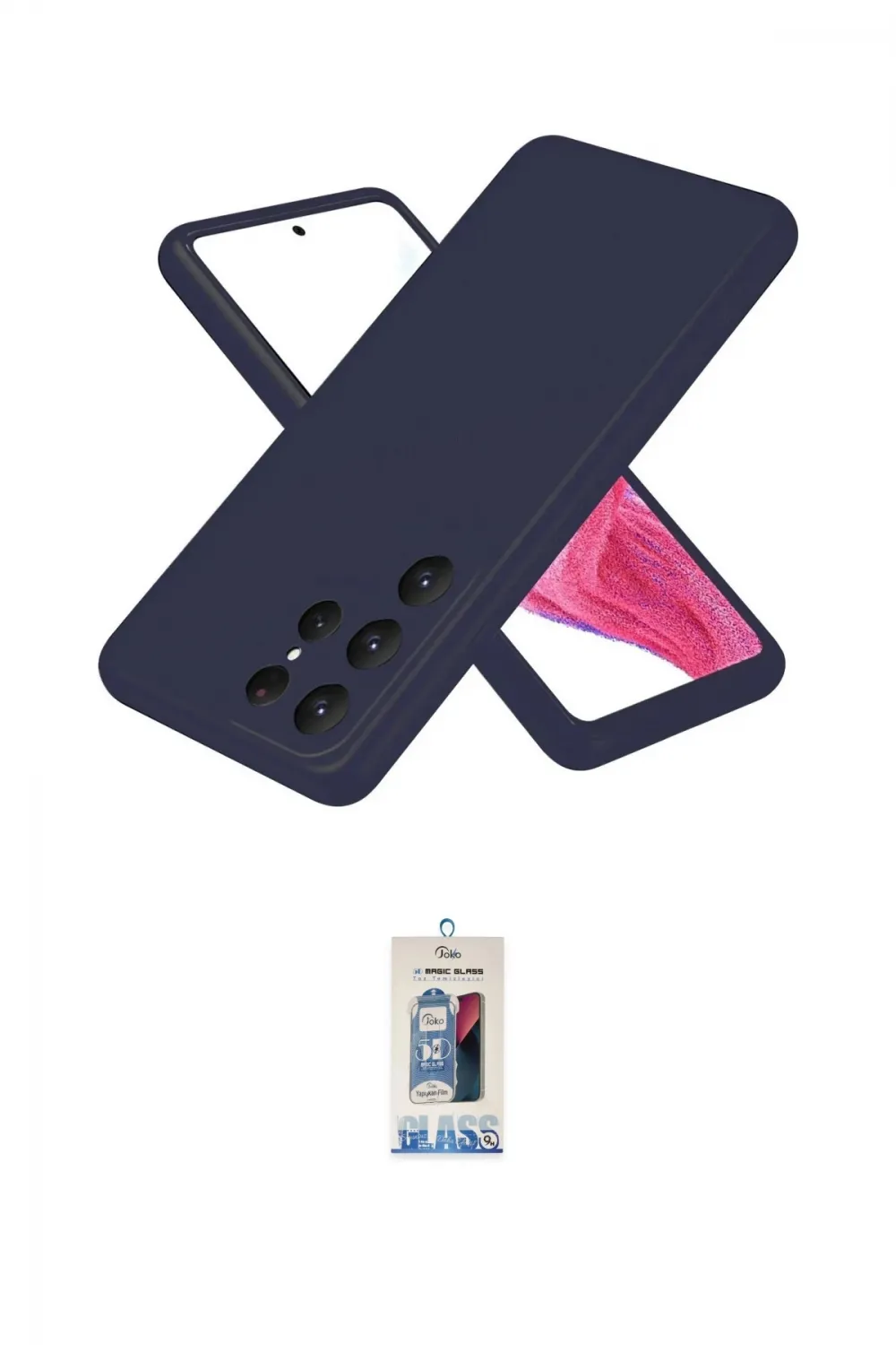 ieg™ Galaxy S25 Ultra Kılıf Kozmos Yansıma Özel Seri - Siyah Joko Magic 5D Cam