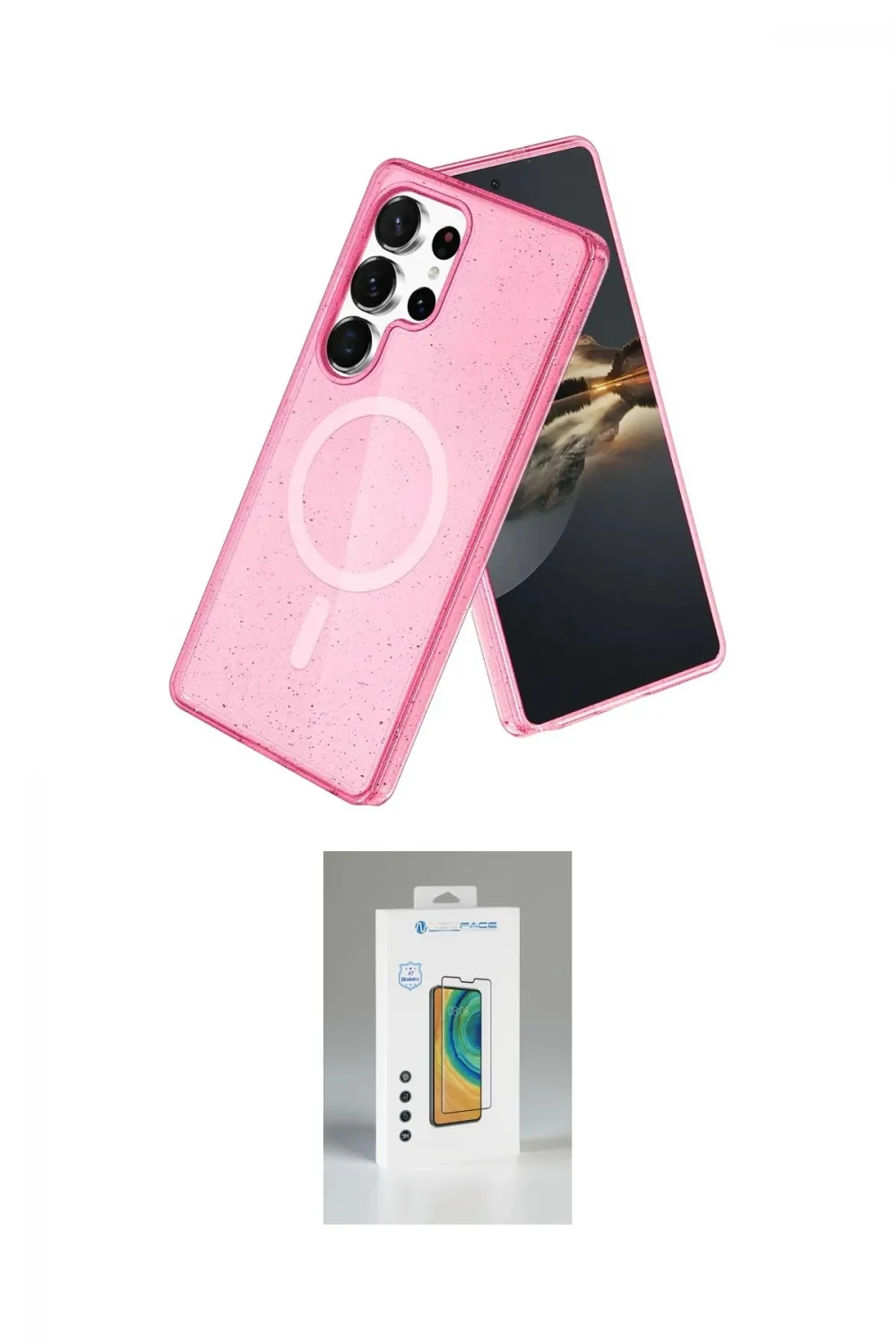 ieg™ Galaxy S25 Ultra Kılıf Nova Asil Prime - Şeffaf Polymer Nano Ekran Koruyucu