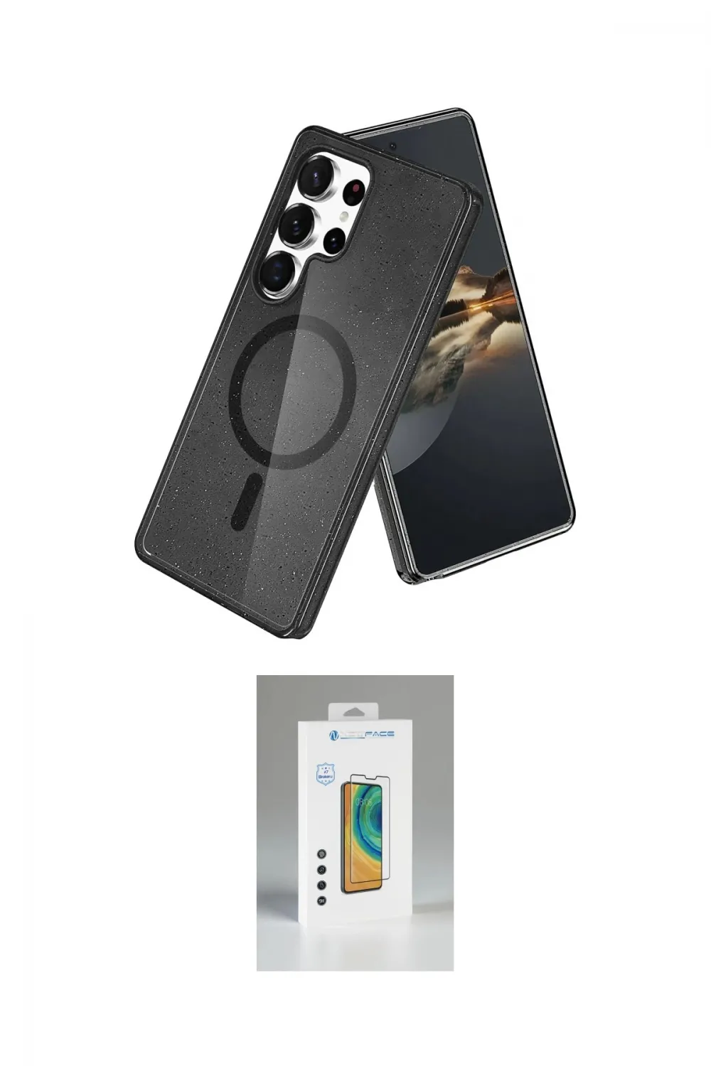 ieg™ Galaxy S25 Ultra Kılıf Nova Asil Prime - Şeffaf Polymer Nano Ekran Koruyucu