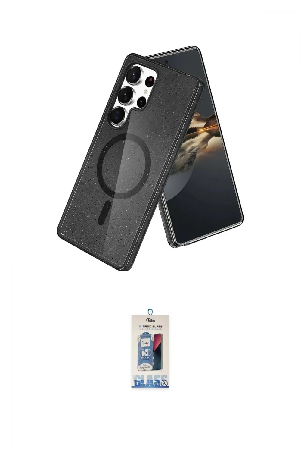ieg™ Galaxy S25 Ultra Kılıf Nova Asil Prime - Siyah Joko Magic 5D Cam