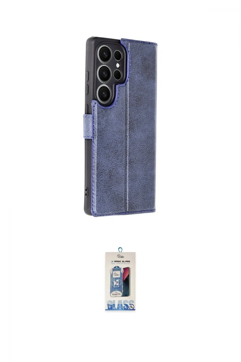 ieg™ Galaxy S25 Ultra Kılıf Siluet Işık Serisi - Siyah Joko Magic 5D Cam