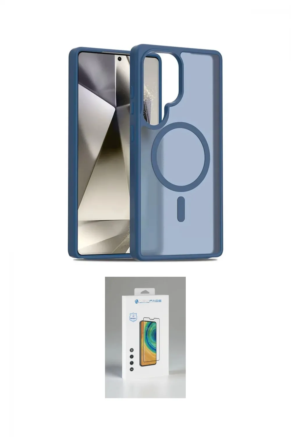 ieg™ Galaxy S25 Ultra Kılıf Siluet Minimal Prime - Şeffaf Polymer Nano Ekran Koruyucu