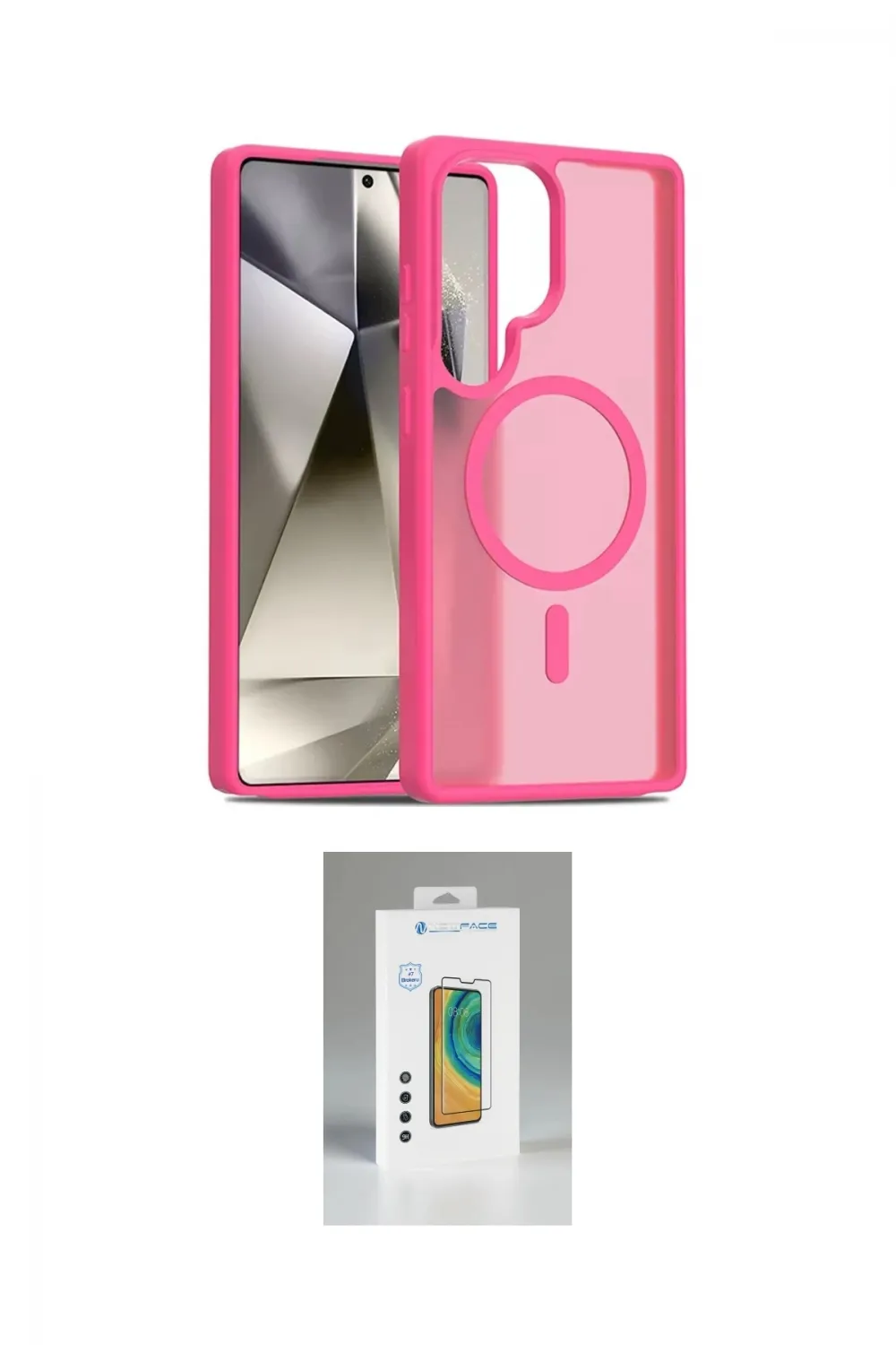 ieg™ Galaxy S25 Ultra Kılıf Siluet Minimal Prime - Şeffaf Polymer Nano Ekran Koruyucu