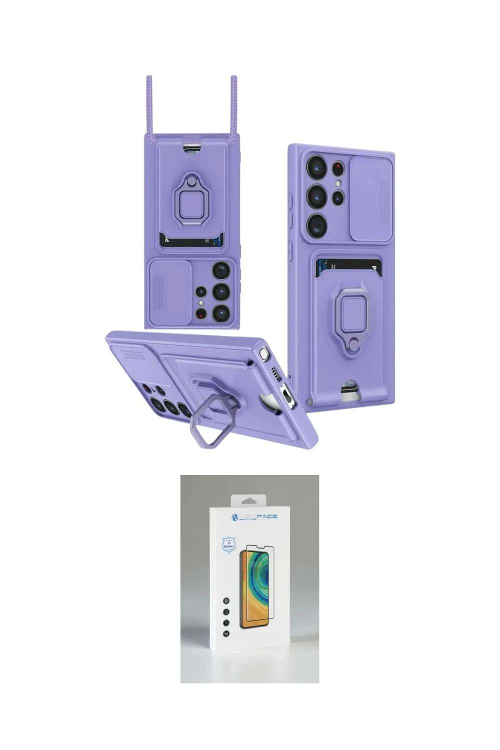 ieg™ Galaxy S25 Ultra Kılıf Vadi Form Prime - Şeffaf Polymer Nano Ekran Koruyucu