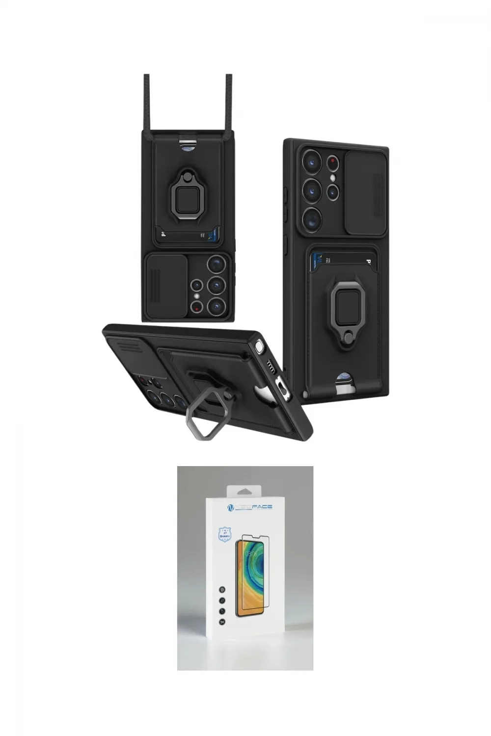ieg™ Galaxy S25 Ultra Kılıf Vadi Form Prime - Şeffaf Polymer Nano Ekran Koruyucu