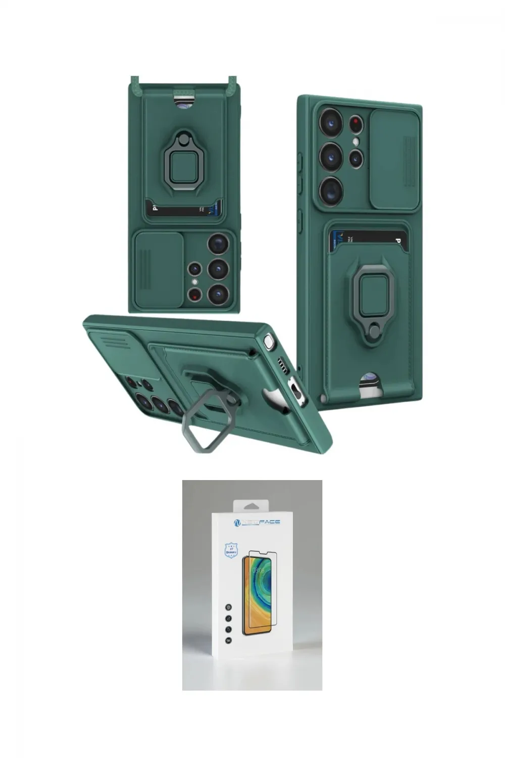 ieg™ Galaxy S25 Ultra Kılıf Vadi Form Prime - Şeffaf Polymer Nano Ekran Koruyucu