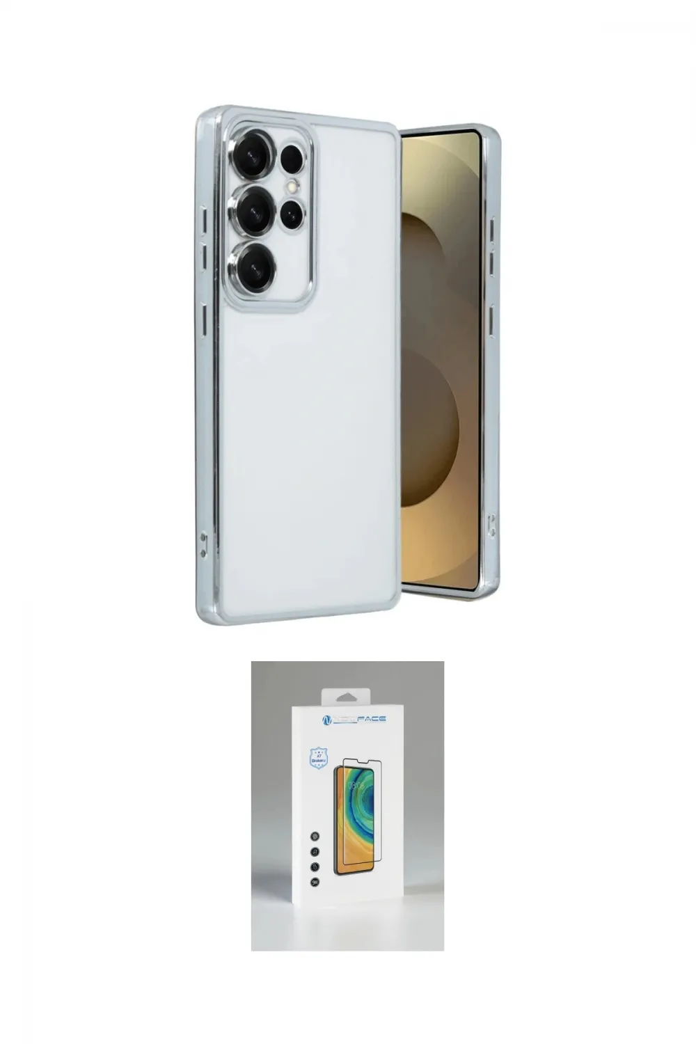 ieg™ Galaxy S25 Ultra Kılıf Vadi Minimal - Şeffaf Polymer Nano Ekran Koruyucu