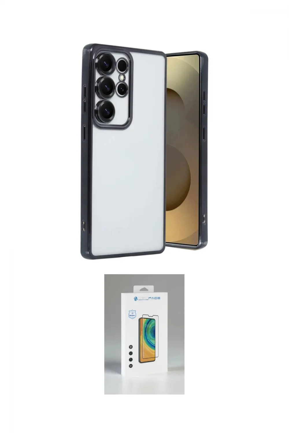 ieg™ Galaxy S25 Ultra Kılıf Vadi Minimal - Şeffaf Polymer Nano Ekran Koruyucu