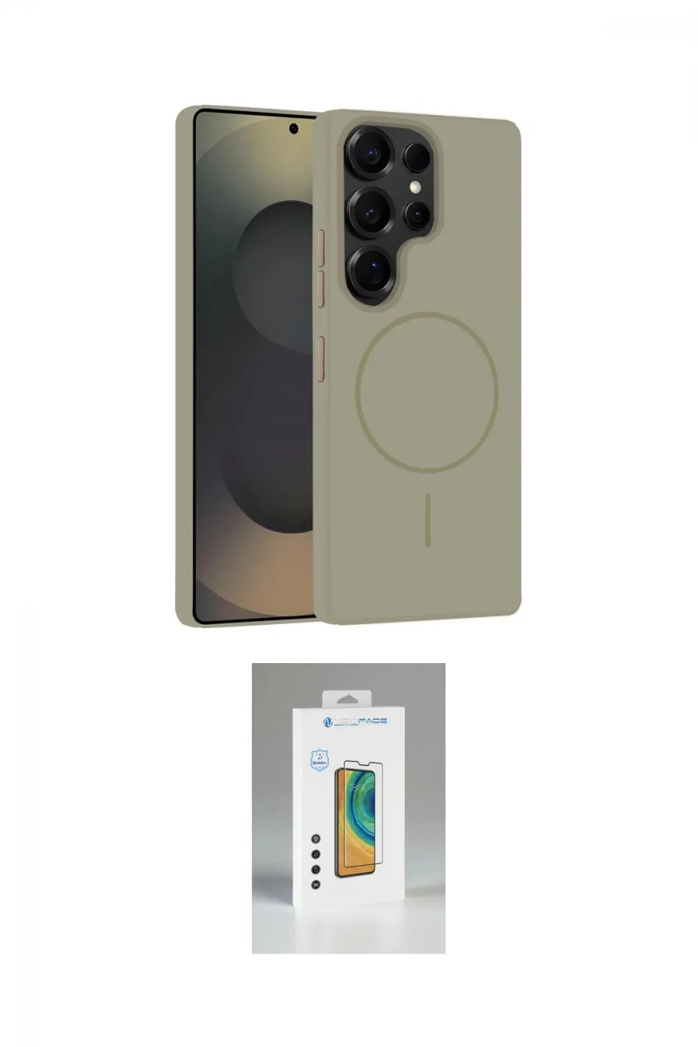 ieg™ Galaxy S25 Ultra Kılıf Yankı Form Serisi - Şeffaf Polymer Nano Ekran Koruyucu