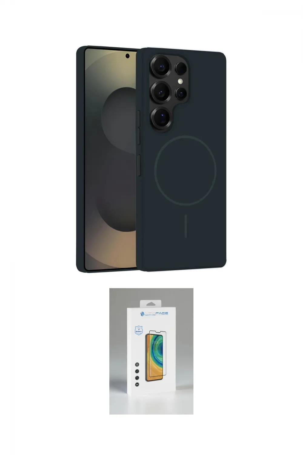 ieg™ Galaxy S25 Ultra Kılıf Yankı Form Serisi - Şeffaf Polymer Nano Ekran Koruyucu