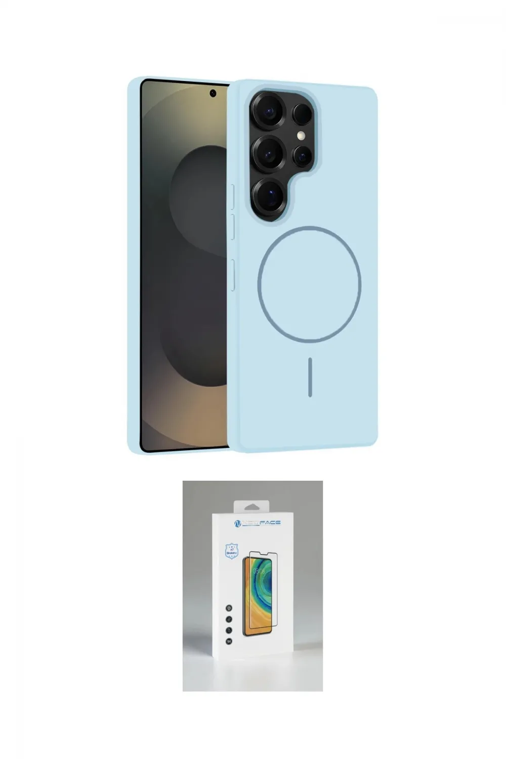 ieg™ Galaxy S25 Ultra Kılıf Yankı Form Serisi - Şeffaf Polymer Nano Ekran Koruyucu
