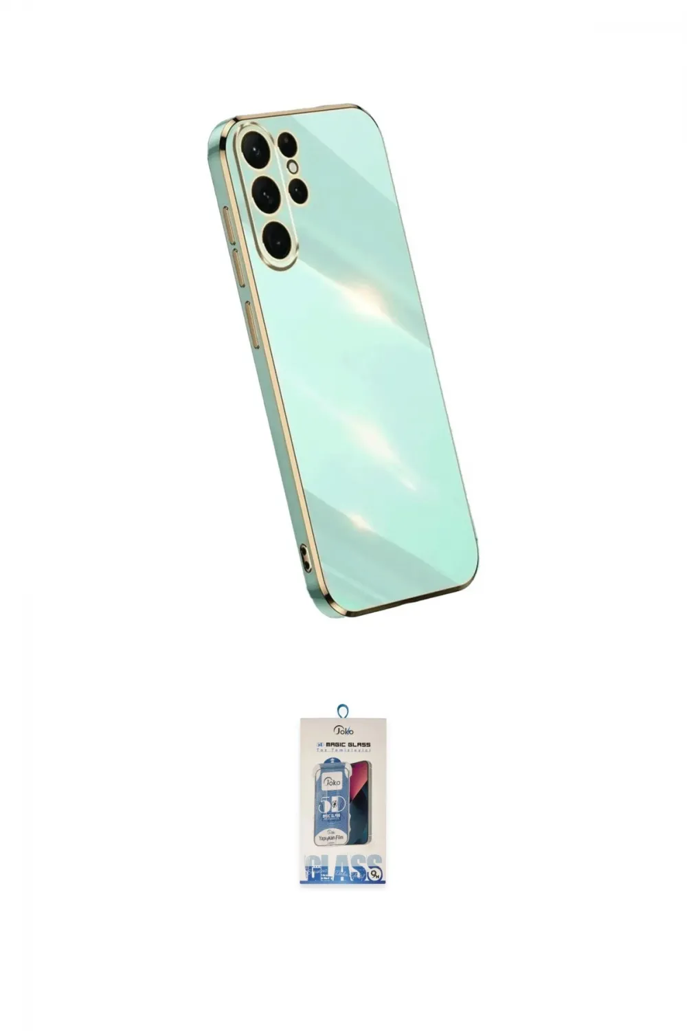 ieg™ Galaxy S25 Ultra Kılıf Yankı Serisi - Siyah Joko Magic 5D Cam