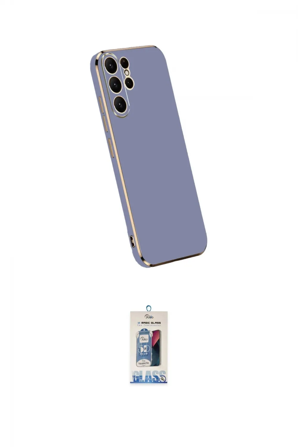 ieg™ Galaxy S25 Ultra Kılıf Yankı Serisi - Siyah Joko Magic 5D Cam