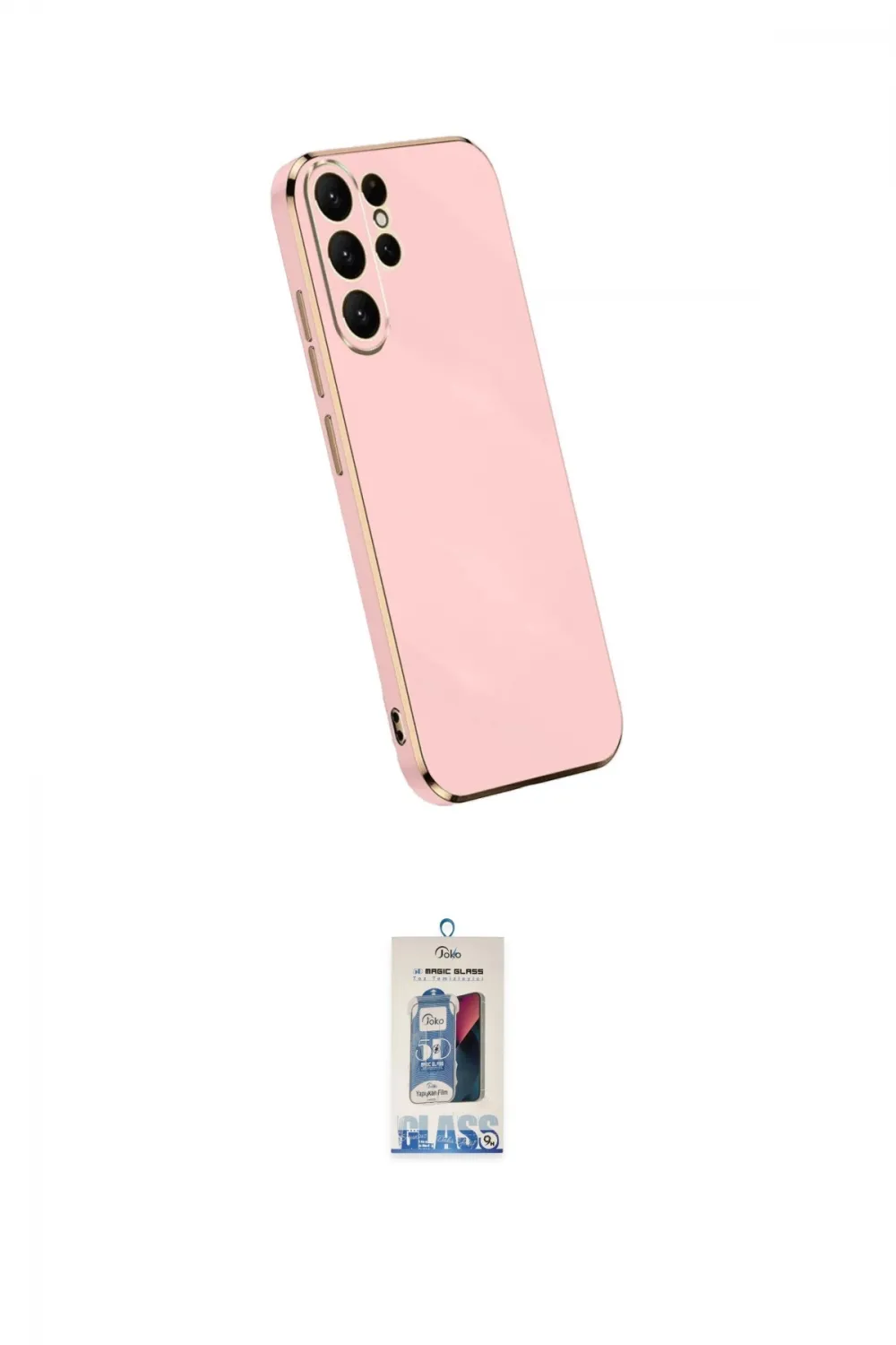 ieg™ Galaxy S25 Ultra Kılıf Yankı Serisi - Siyah Joko Magic 5D Cam