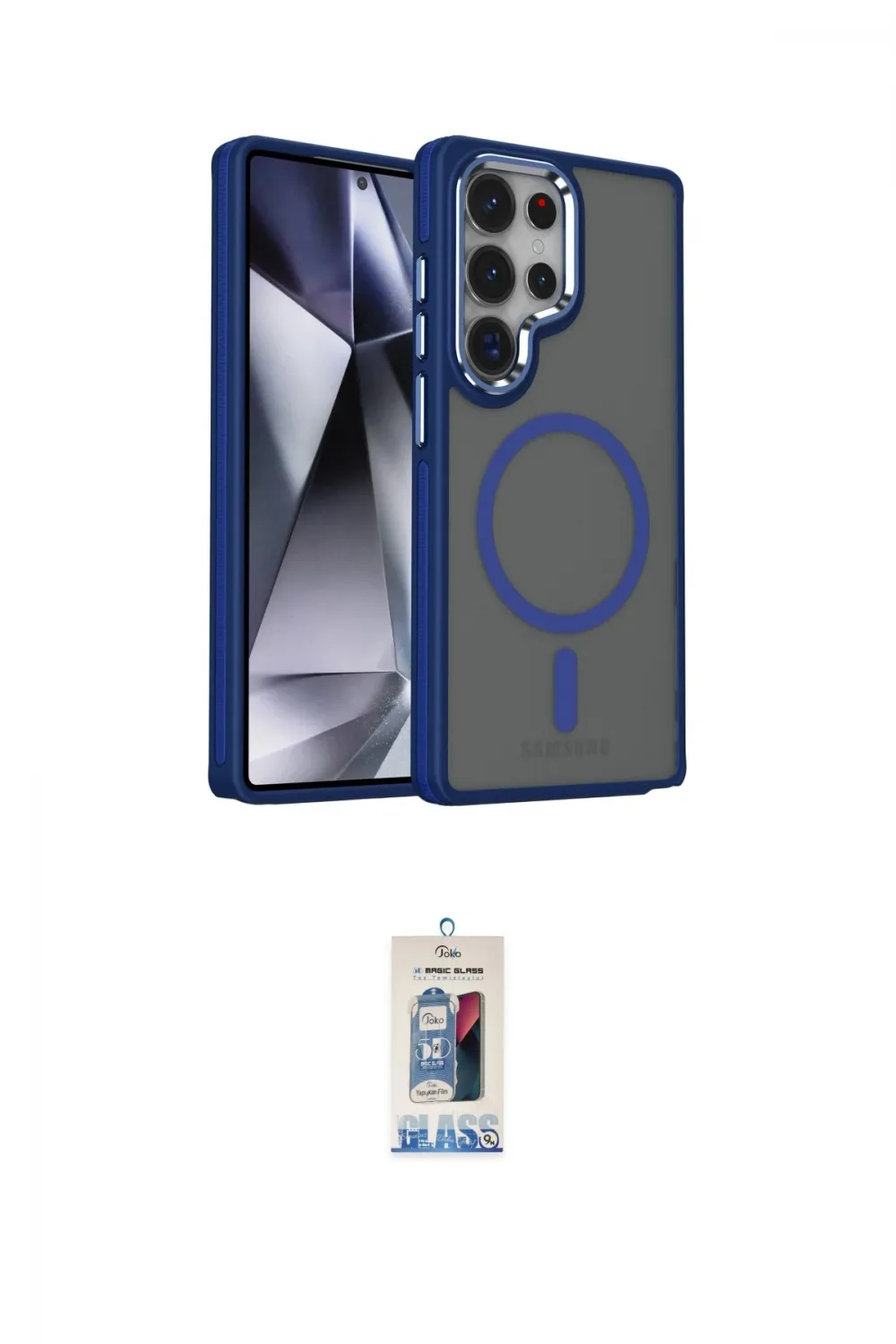 ieg™ Galaxy S25 Ultra Kılıf Yörünge Klasik - Siyah Joko Magic 5D Cam
