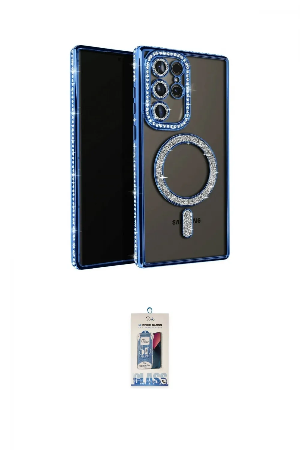 ieg™ Galaxy S25 Ultra Kılıf Zirve Doku Prime - Siyah Joko Magic 5D Cam
