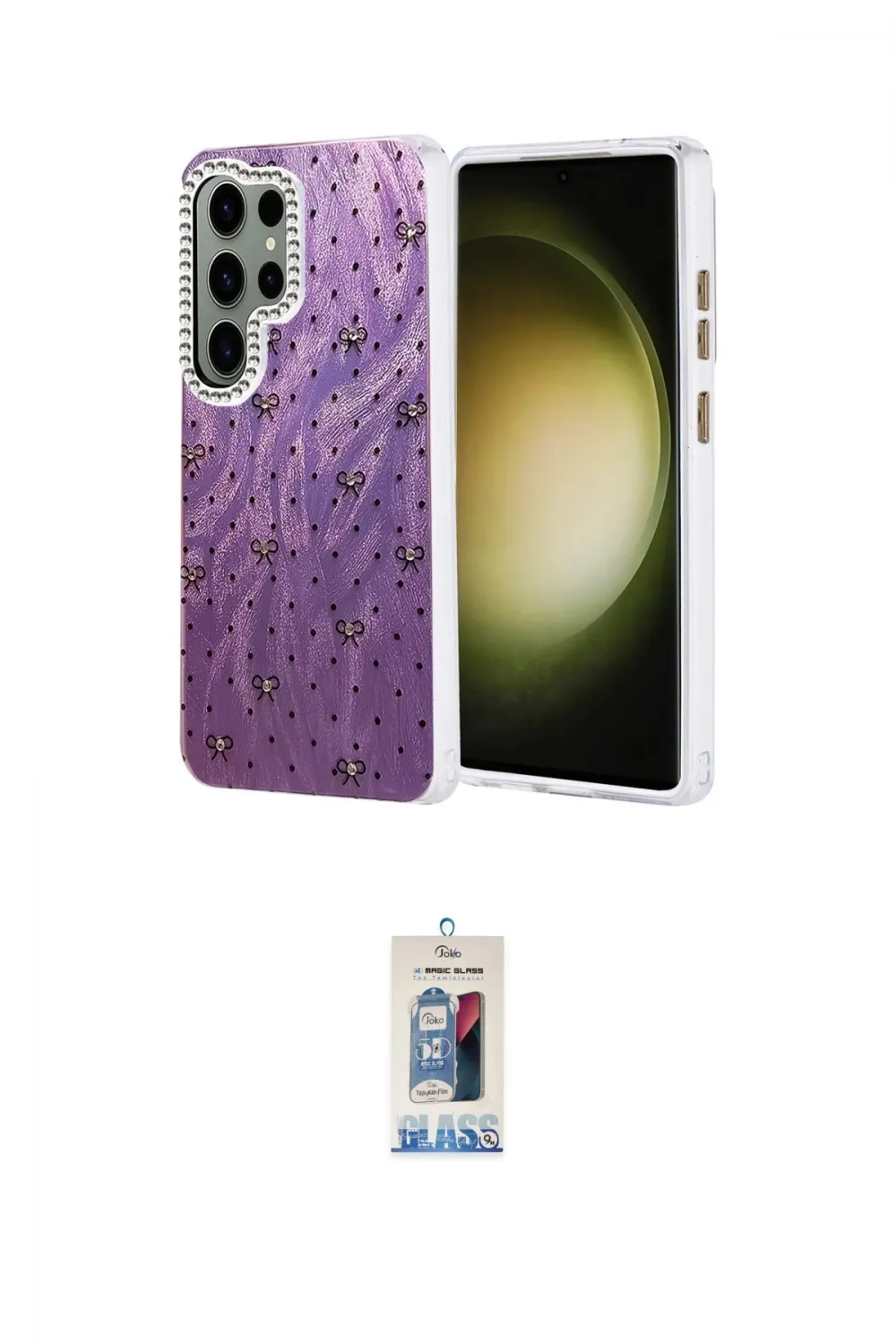 ieg™ Galaxy S25 Ultra Kılıf Zirve Modern Prime - Siyah Joko Magic 5D Cam