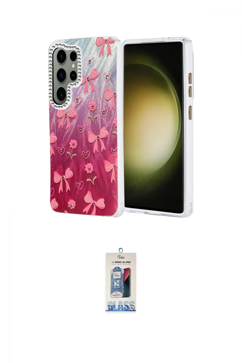 ieg™ Galaxy S25 Ultra Kılıf Zirve Modern Prime - Siyah Joko Magic 5D Cam