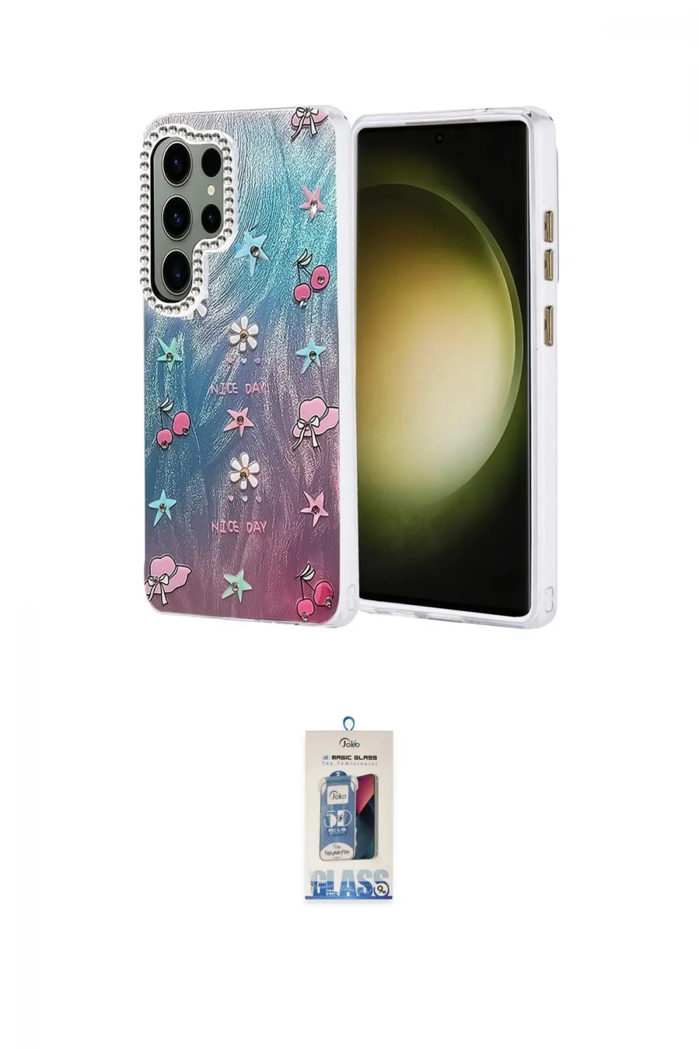 ieg™ Galaxy S25 Ultra Kılıf Zirve Modern Prime - Siyah Joko Magic 5D Cam