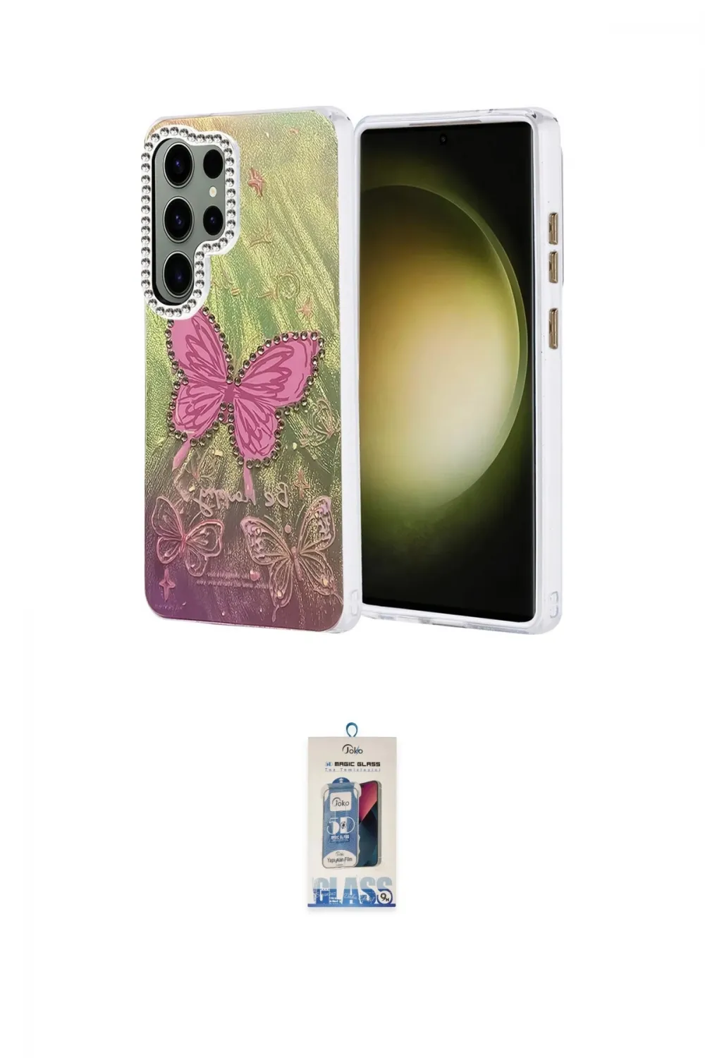 ieg™ Galaxy S25 Ultra Kılıf Zirve Modern Prime - Siyah Joko Magic 5D Cam