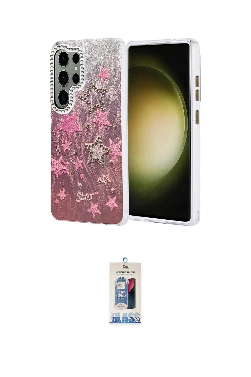 ieg™ Galaxy S25 Ultra Kılıf Zirve Modern Prime - Siyah Joko Magic 5D Cam
