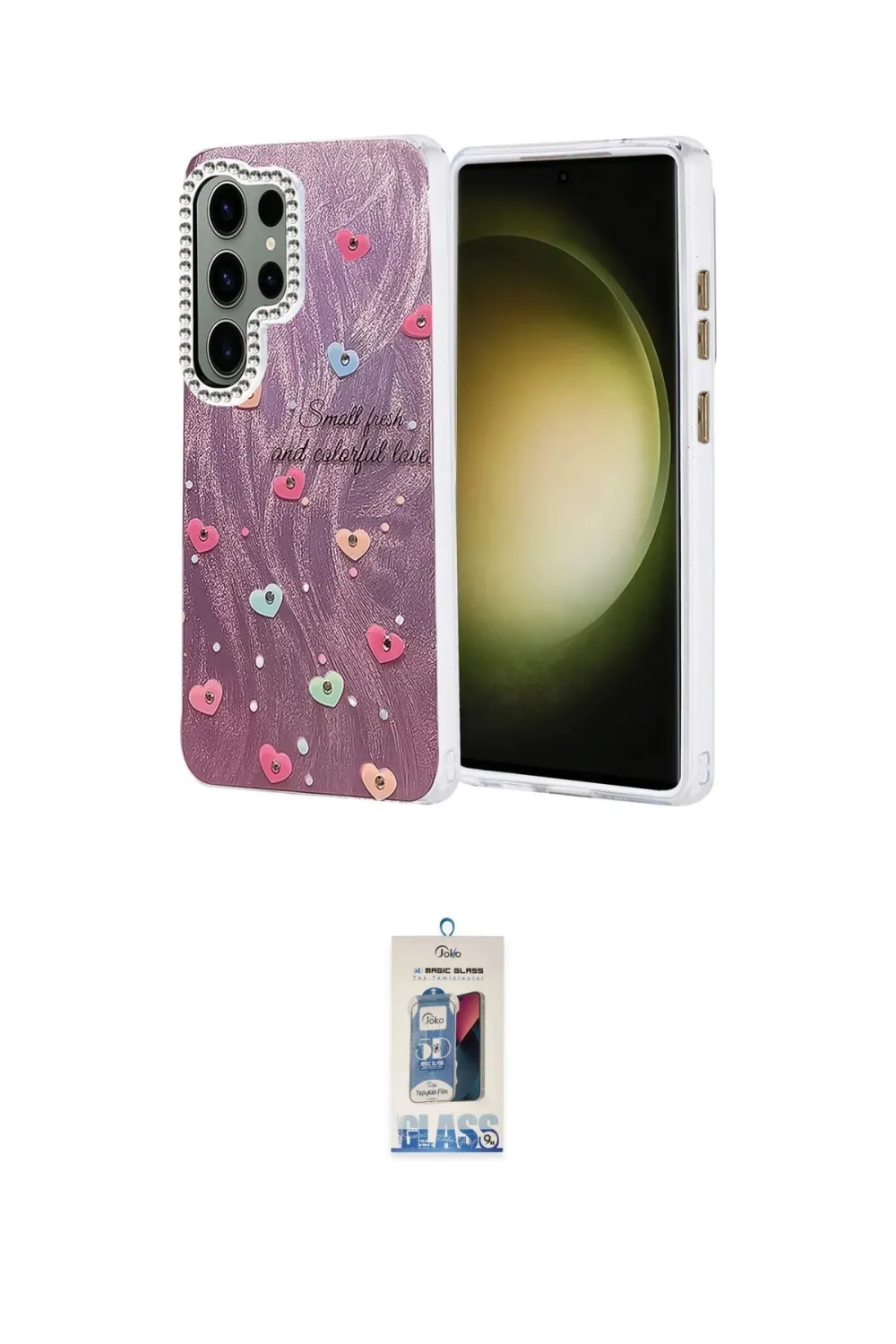 ieg™ Galaxy S25 Ultra Kılıf Zirve Modern Prime - Siyah Joko Magic 5D Cam