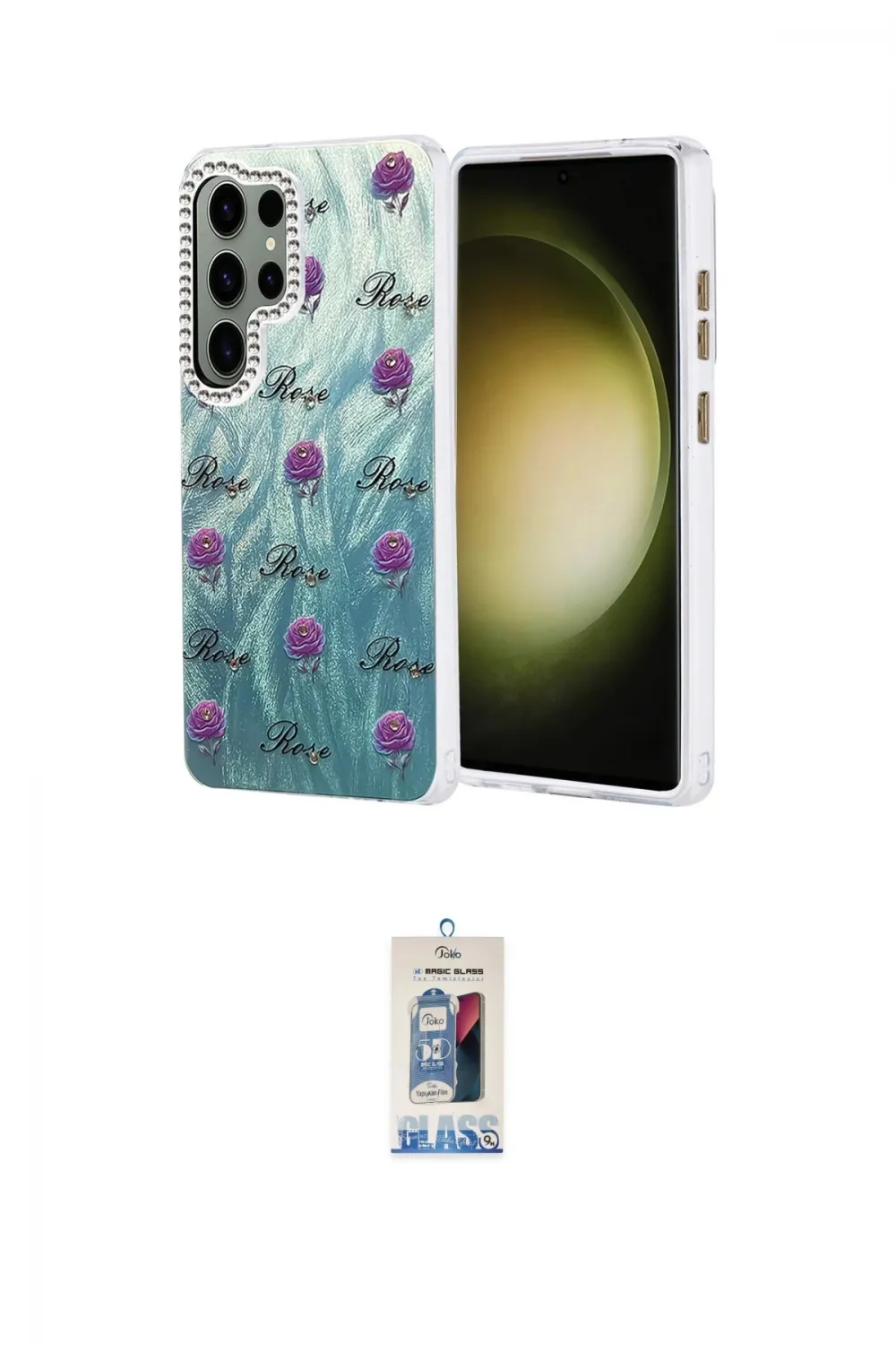 ieg™ Galaxy S25 Ultra Kılıf Zirve Modern Prime - Siyah Joko Magic 5D Cam