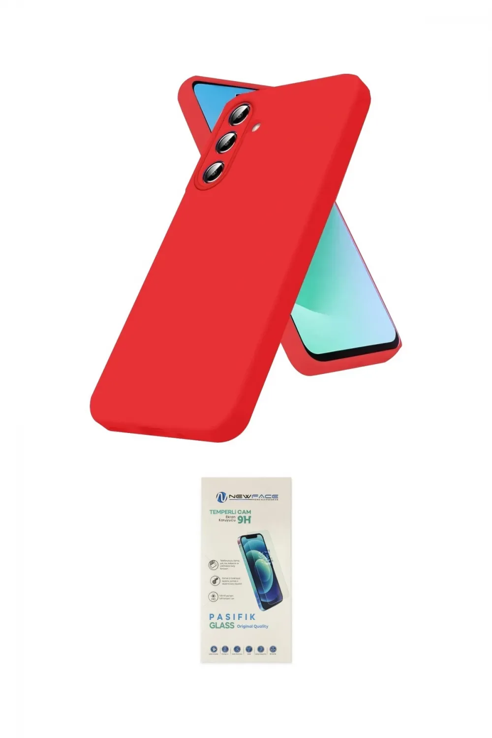 ieg™ Galaxy S26 Kılıf Kozmos Yansıma Özel Seri - Şeffaf Pasifik Cam Ekran Koruyucu