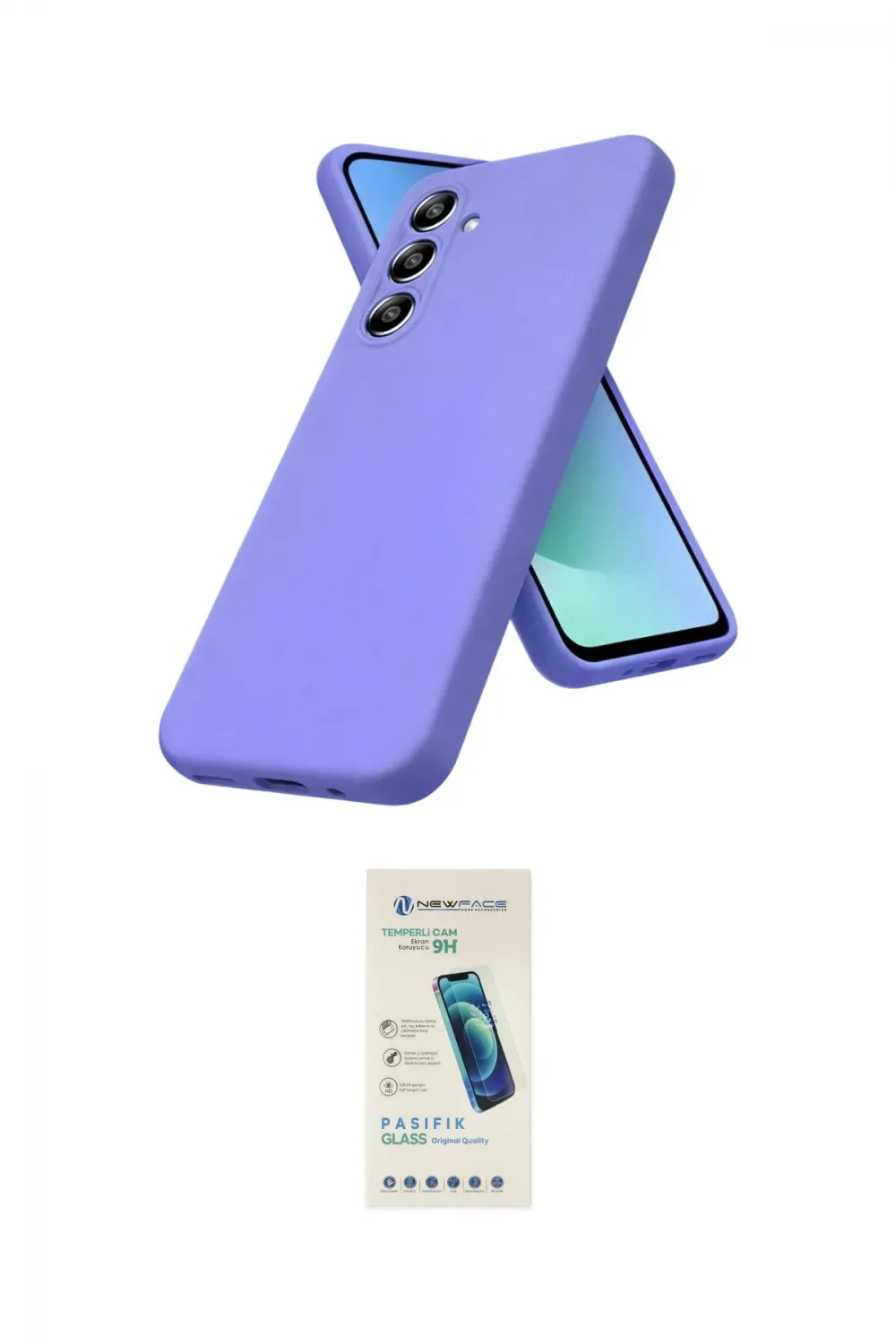 ieg™ Galaxy S26 Kılıf Kozmos Yansıma Özel Seri - Şeffaf Pasifik Cam Ekran Koruyucu