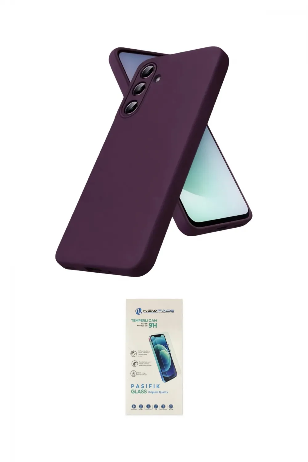 ieg™ Galaxy S26 Kılıf Kozmos Yansıma Özel Seri - Şeffaf Pasifik Cam Ekran Koruyucu