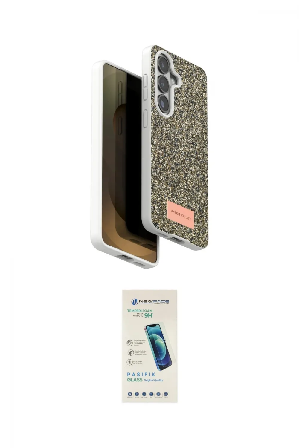 ieg™ Galaxy S26 Kılıf Vadi Klasik Serisi - Şeffaf Pasifik Cam Ekran Koruyucu