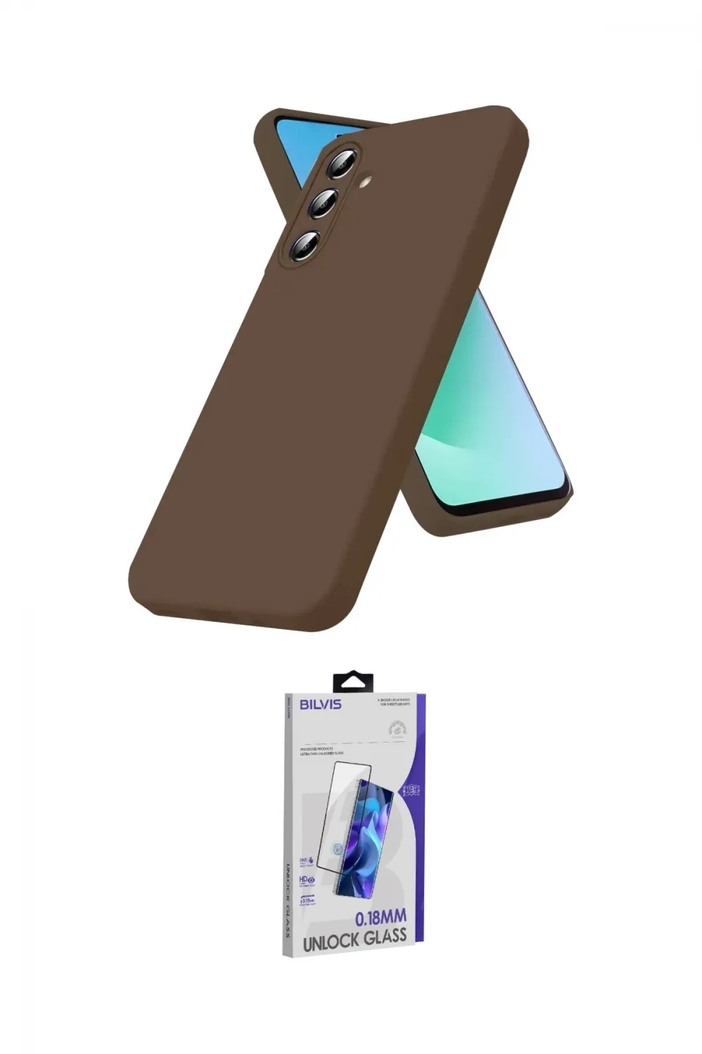 ieg™ Galaxy S26 Plus Kılıf Kozmos Yansıma Özel Seri - Siyah Bilvis 3D Cam Ekran Koruyucu