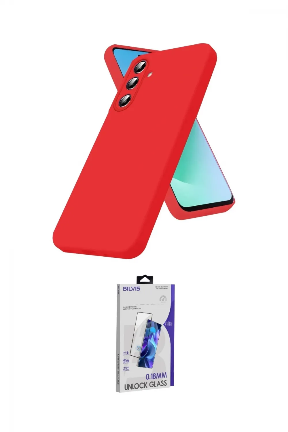 ieg™ Galaxy S26 Plus Kılıf Kozmos Yansıma Özel Seri - Siyah Bilvis 3D Cam Ekran Koruyucu