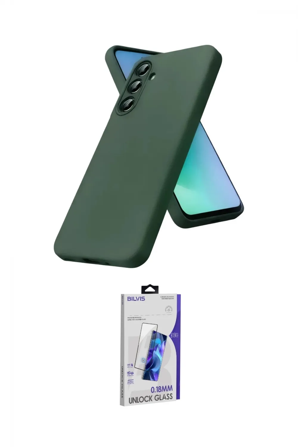 ieg™ Galaxy S26 Plus Kılıf Kozmos Yansıma Özel Seri - Siyah Bilvis 3D Cam Ekran Koruyucu