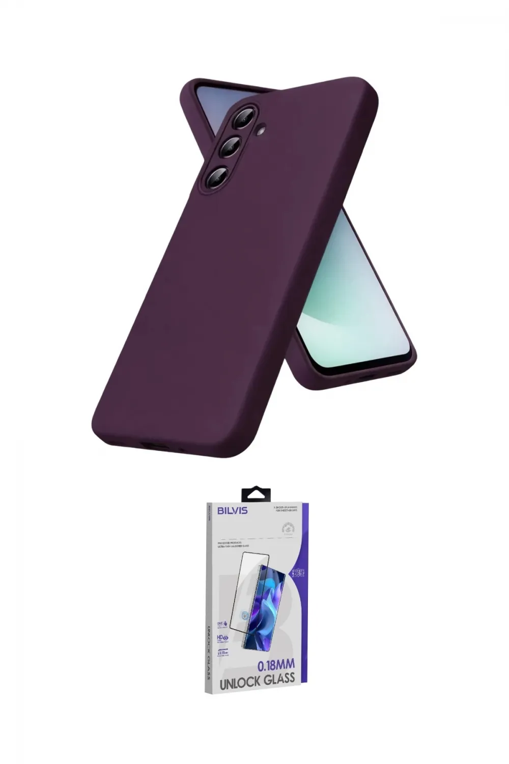 ieg™ Galaxy S26 Plus Kılıf Kozmos Yansıma Özel Seri - Siyah Bilvis 3D Cam Ekran Koruyucu
