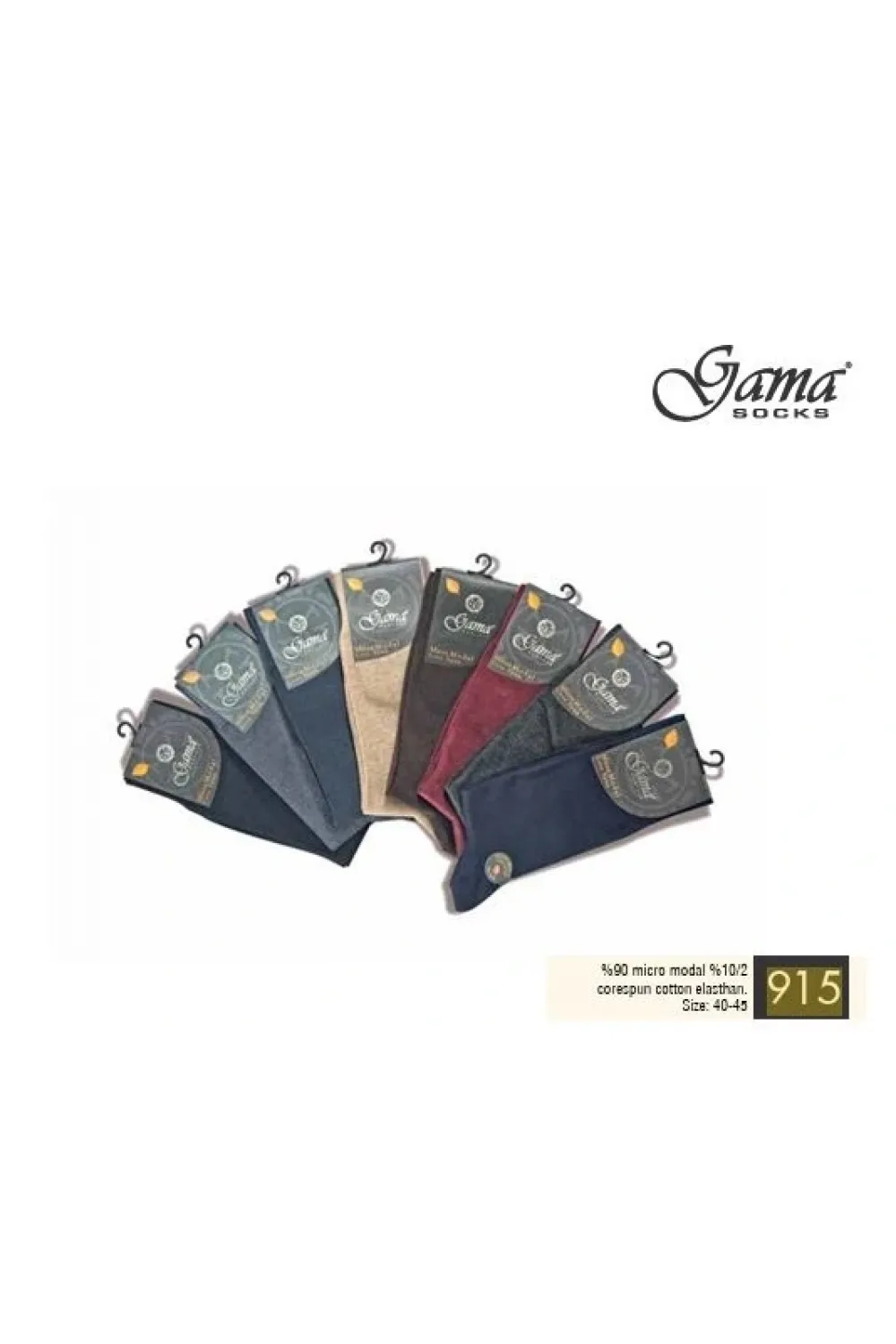 ieg™ Gama 915 Erkek Mikro Modal Core Spun Pamuk Çorap