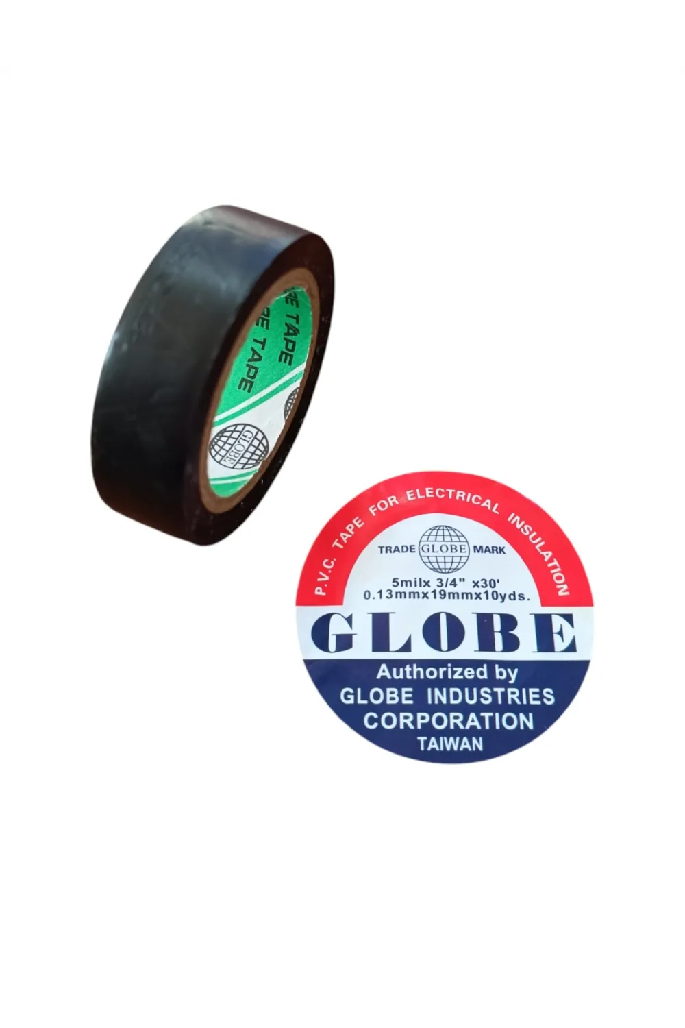 Globe İzole Bant Elektrik Kablo Bantı 19mm Siyah