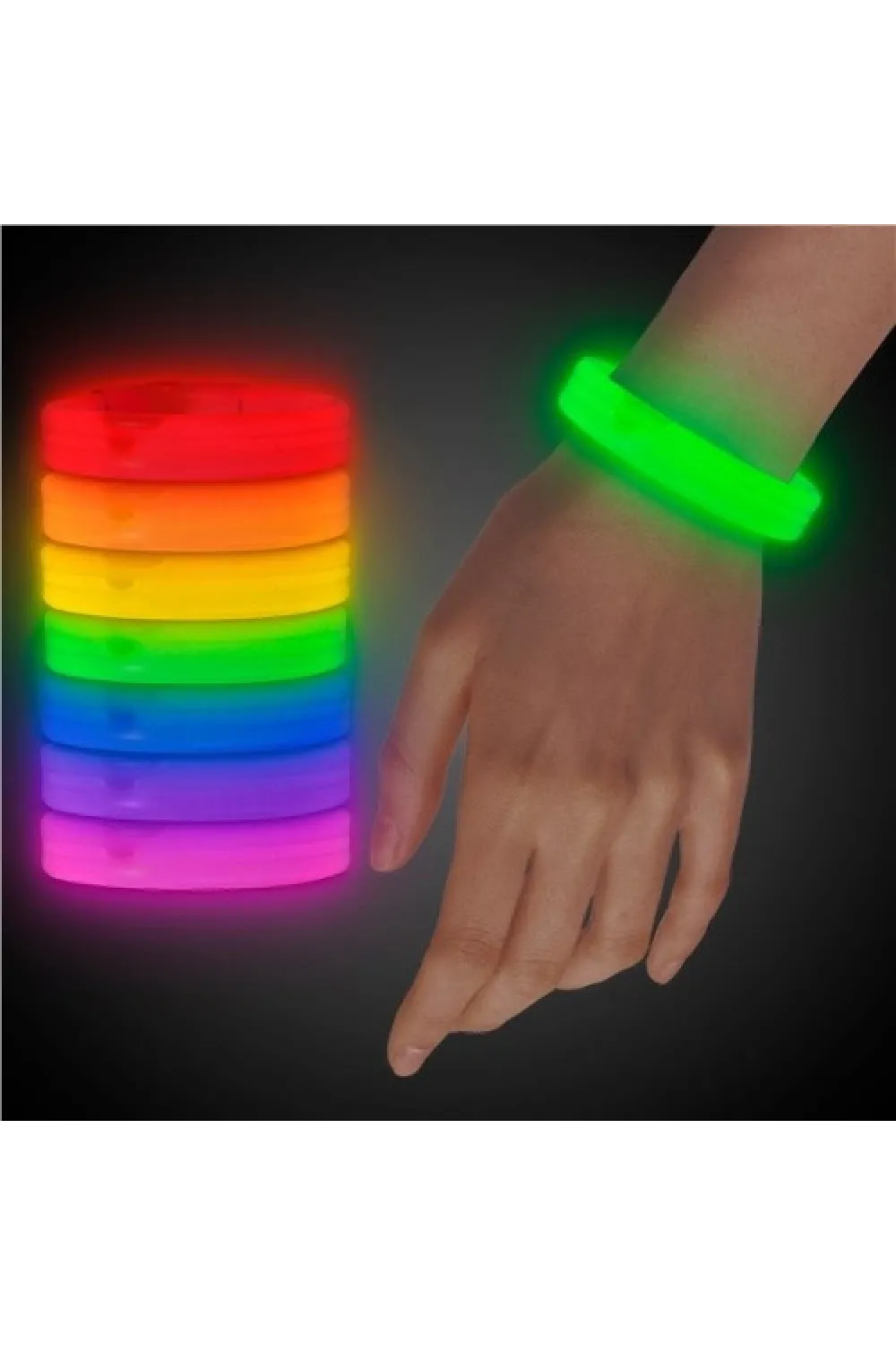 Glow Partisi Fosforlu Bileklik 6 Renk 6 Adet
