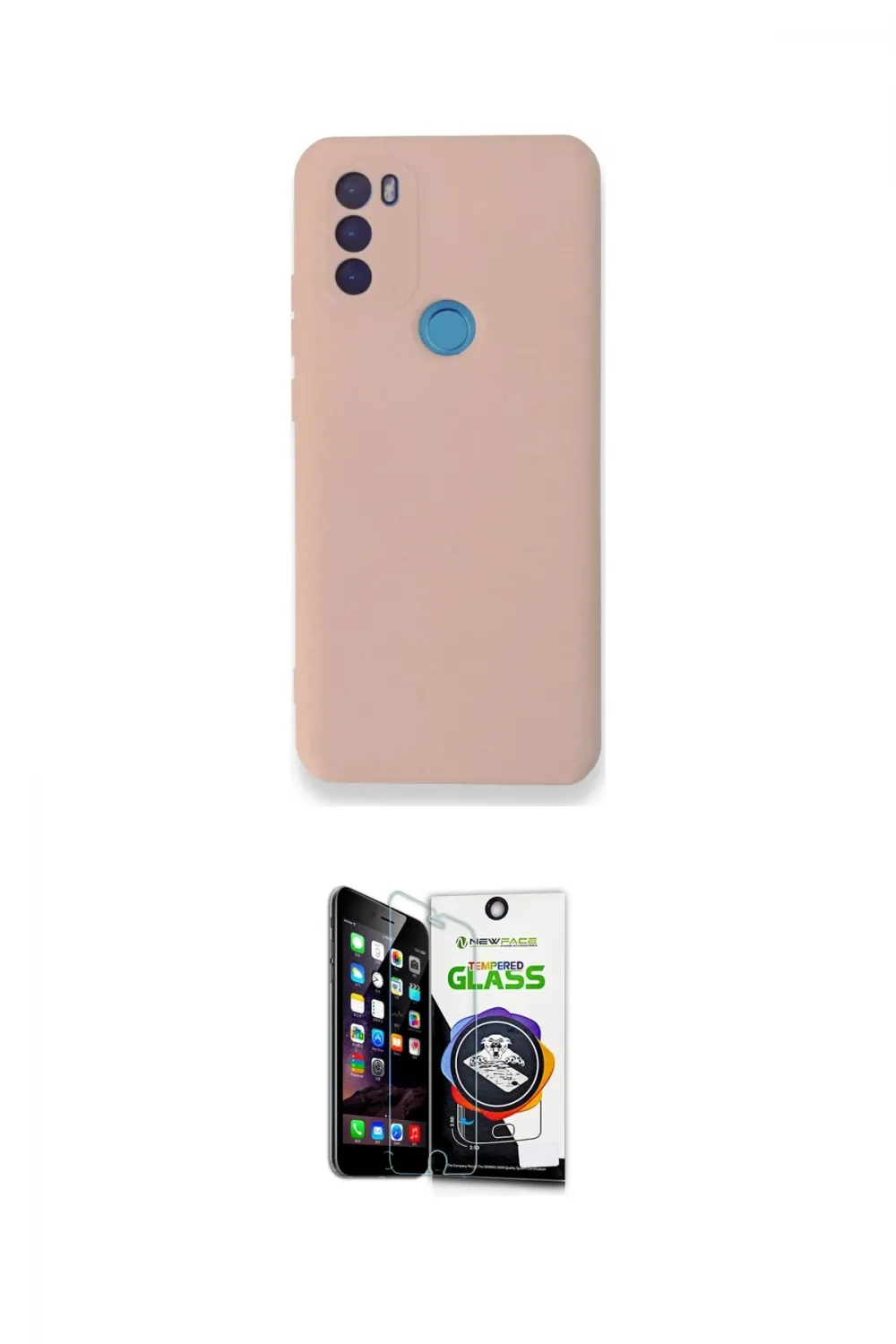 ieg™ GM 21 Plus Kılıf Ahenk Serisi - Şeffaf Temperli Cam Ekran Koruyucu