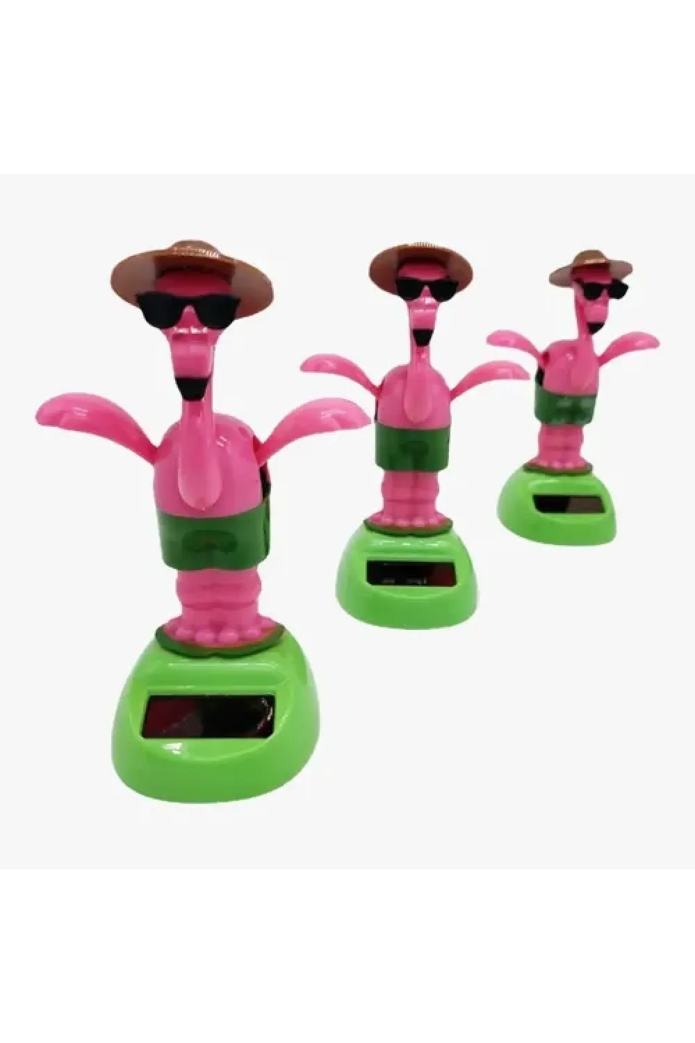 Güneş Enerjili Solar Sallanan Flamingo Figürü